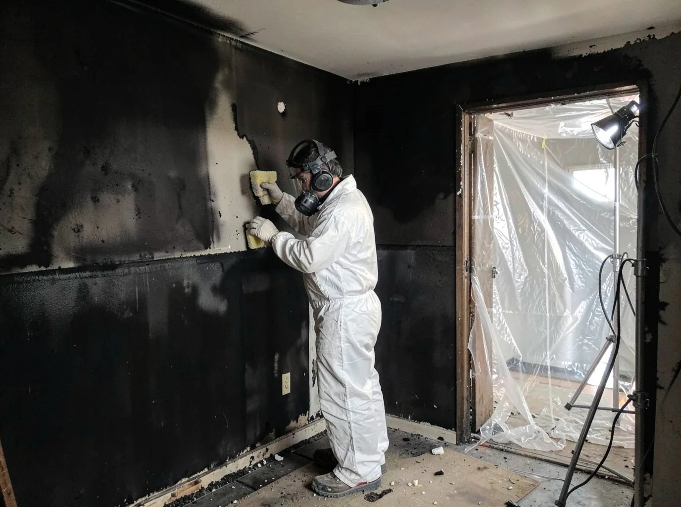 Fire Damage Restoration company in Newhall, IA
